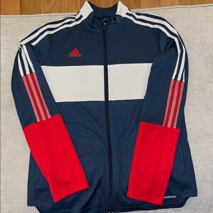 Adidas Blue+Red track jacket - Large
